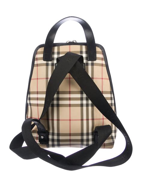 nova check burberry backpackj